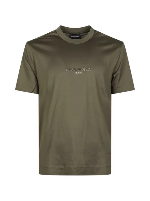 Emporio Armani logo-print crew-neck T-shirt