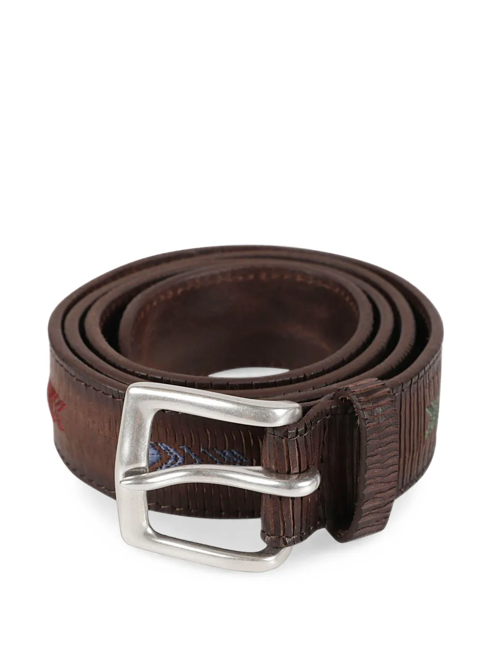 Orciani Leren riem Bruin