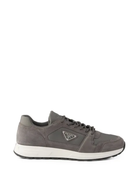 Prada Prax suede and Re-Nylon sneakers