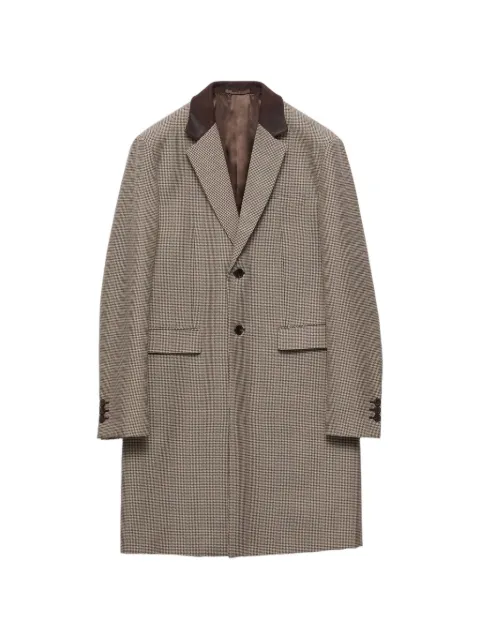 Prada abrigo de lana mohair con botones