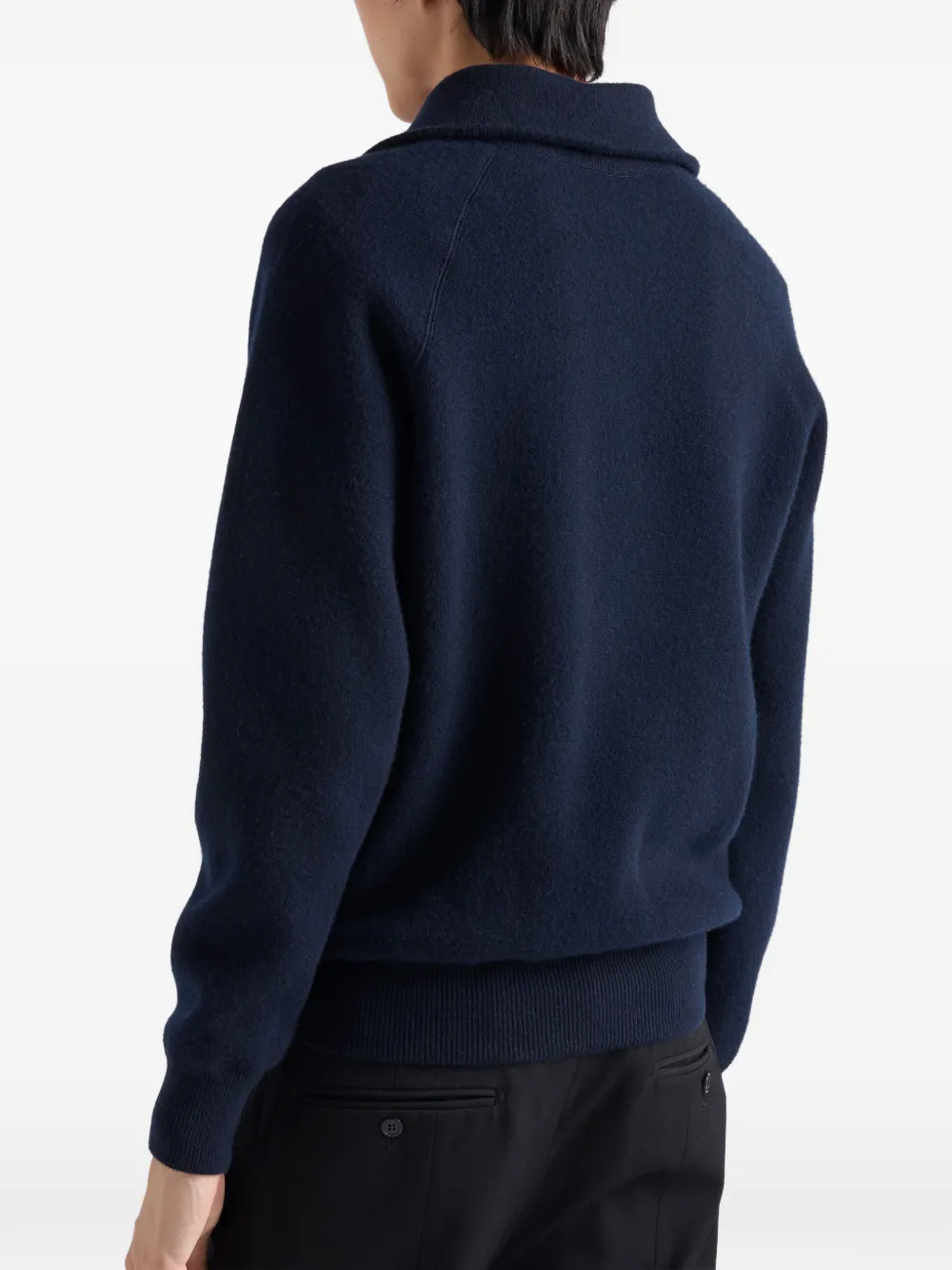 Prada Trui van wol en kasjmier Blauw