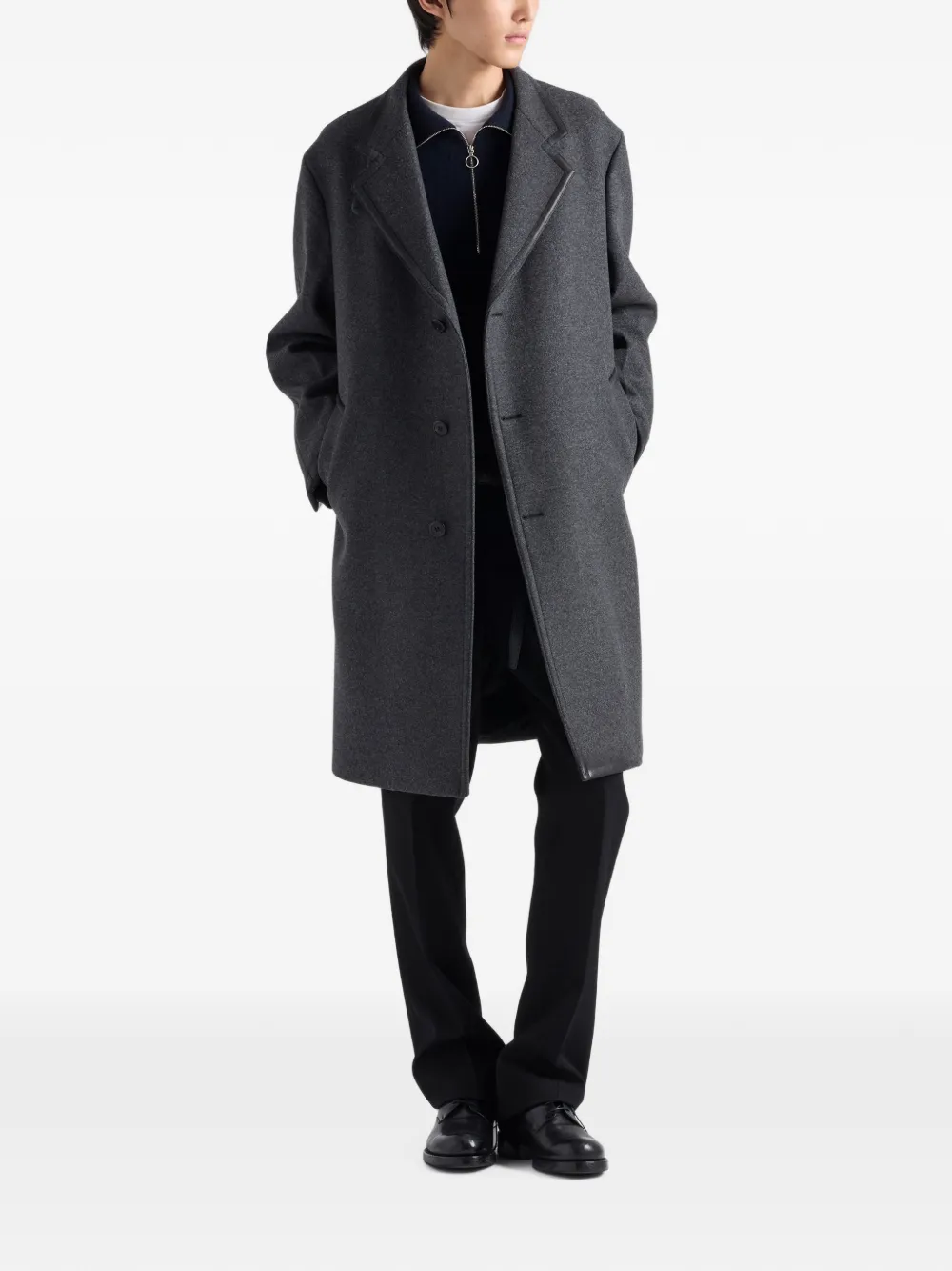 Prada Trui van wol en kasjmier Blauw