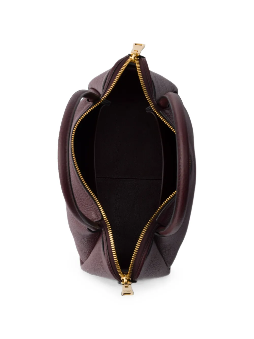Prada Liaison kleine leren handtas Rood