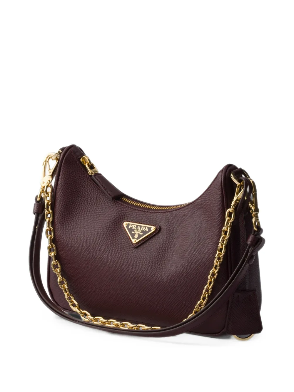 Prada Re-Edition schoudertas van saffiano leer Rood