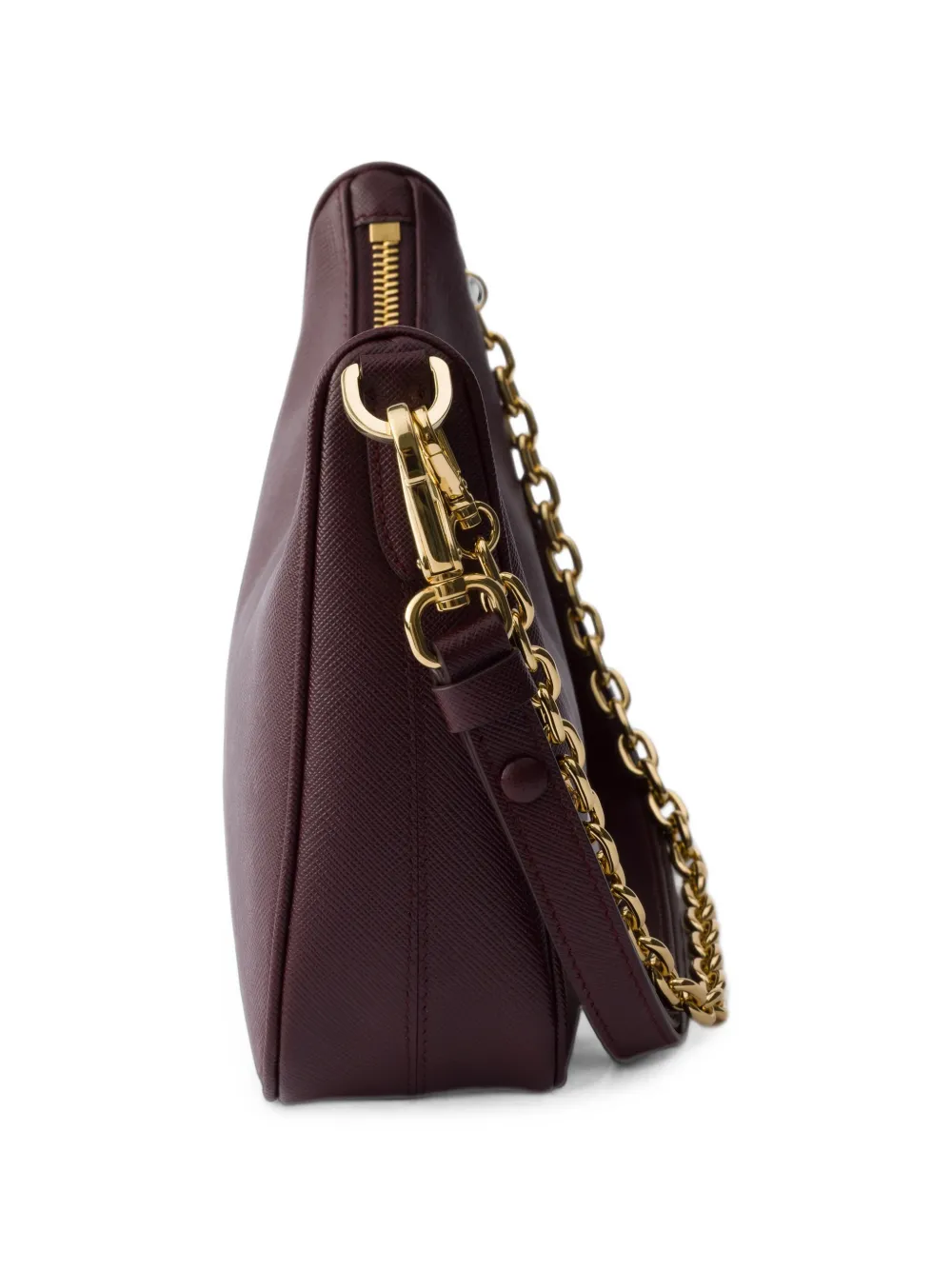 Prada Re-Edition schoudertas van saffiano leer Rood