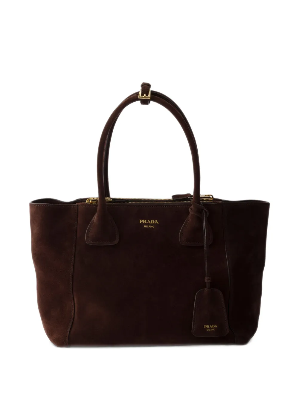 Prada medium suede tote bag