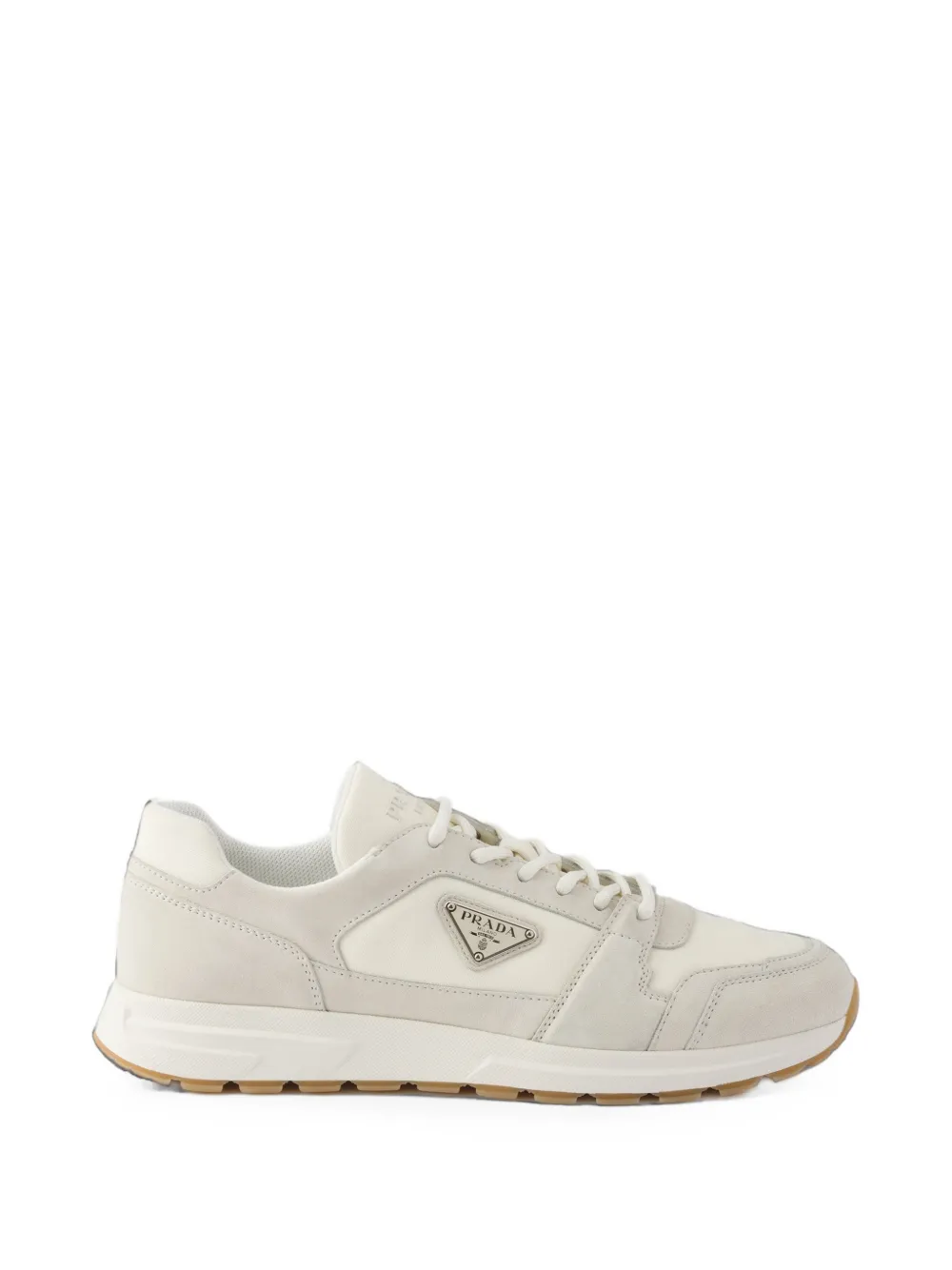 Prada Prax suede and Re-Nylon sneakers - Toni neutri