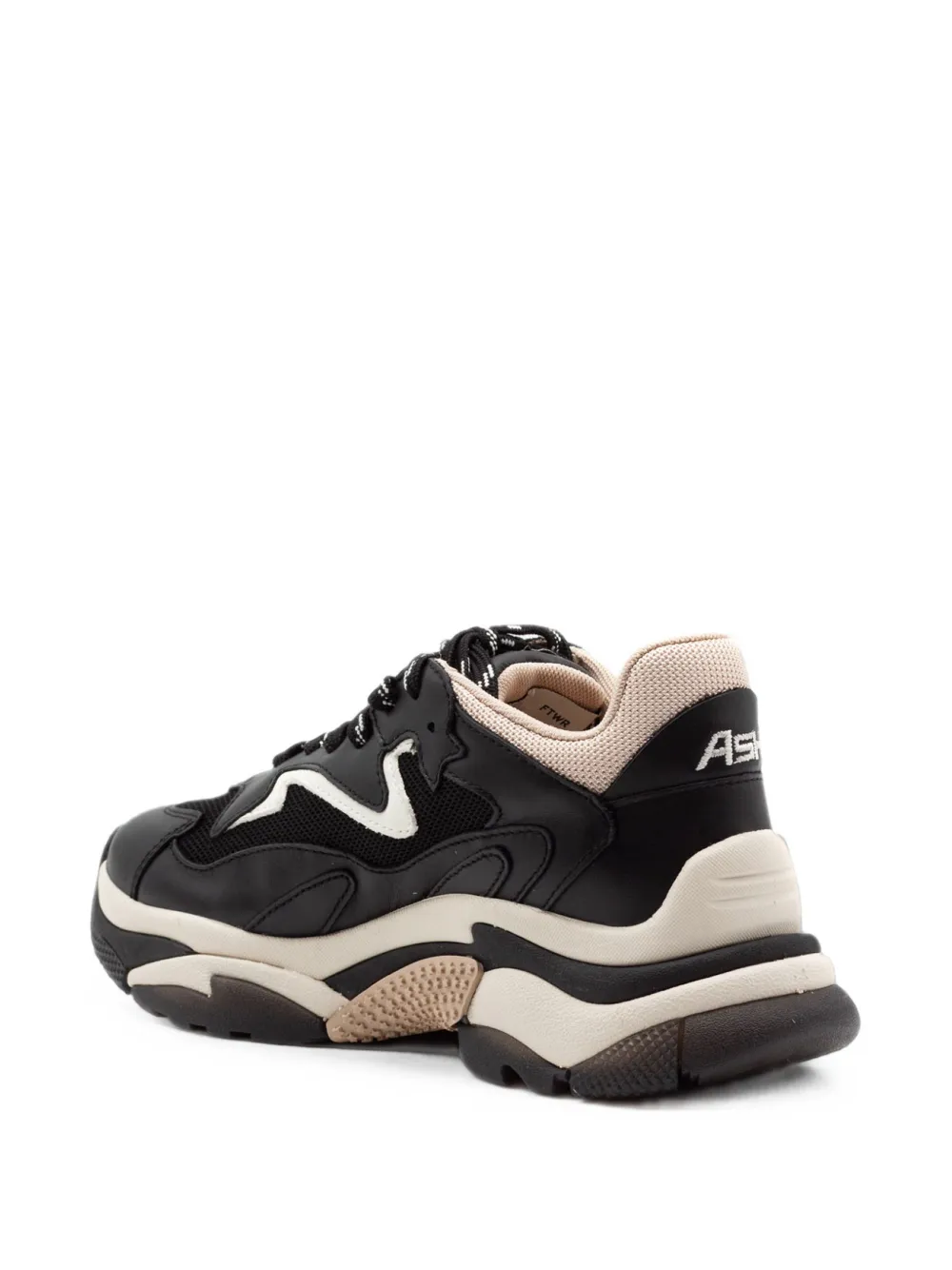 Ash Addict 03 panelled sneakers Zwart