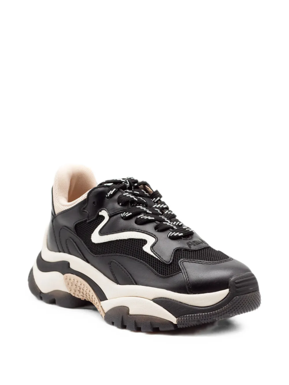 Ash Addict 03 Panelled Sneakers In Black
