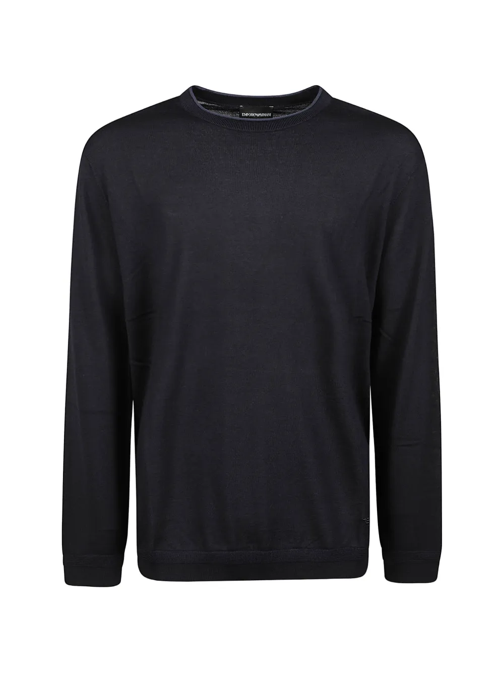 Emporio Armani crew-neck long-sleeve sweater - Blu