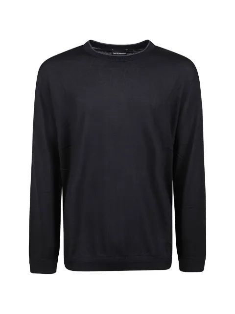 Emporio Armani crew-neck long-sleeve sweater