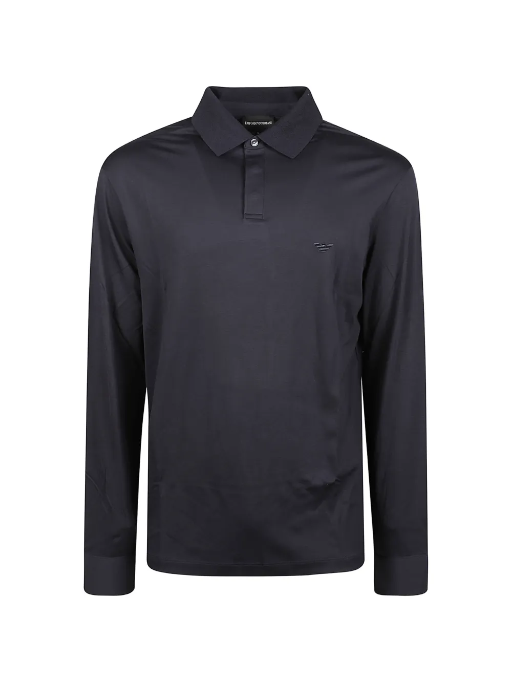 Emporio Armani long-sleeve polo shirt - Nero