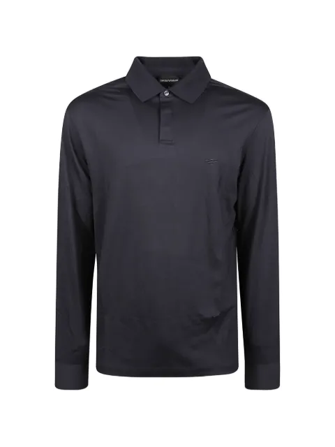 Emporio Armani playera tipo polo manga larga