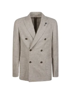 Saint Laurent ダブルブレスト ディナージャケット | グレー | FARFETCH JP