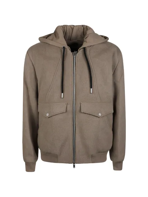 Moose Knuckles hooded wool jacket