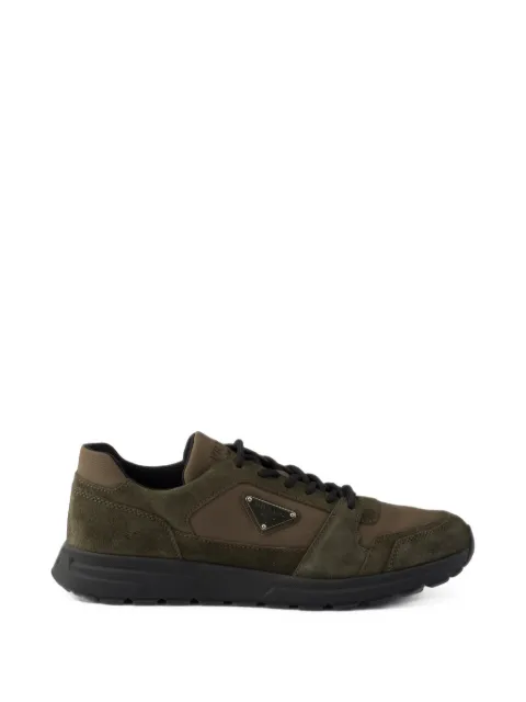 Prada Prax suede and Re-Nylon sneakers