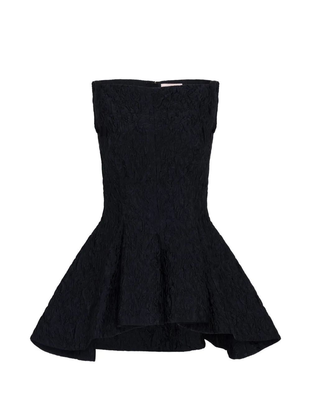 Roksanda Axo cloqué peplum top - Nero