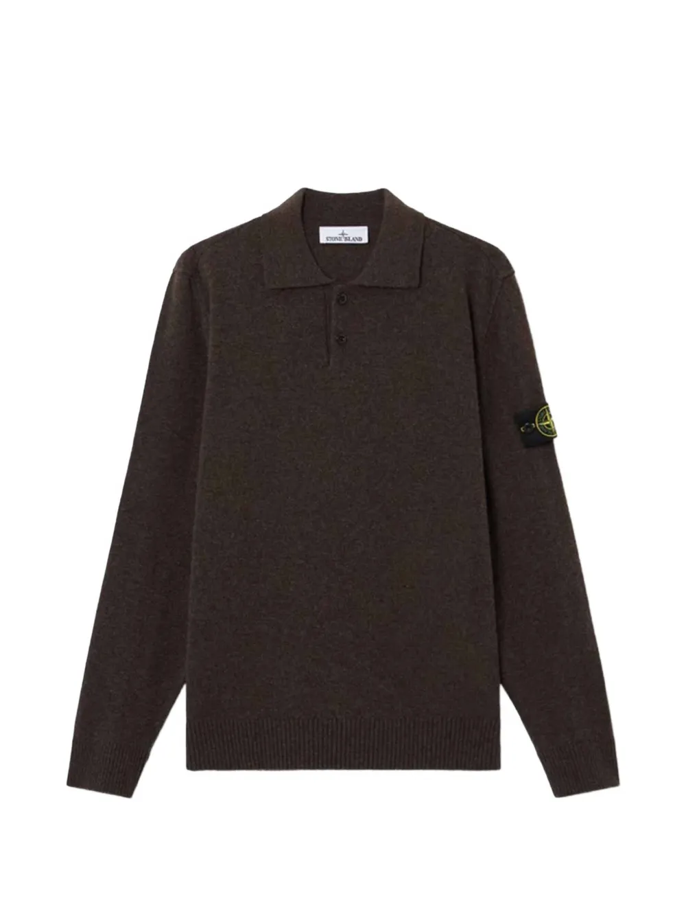 Stone Island 5100018 light RWS Geelong wool jumper - Marrone