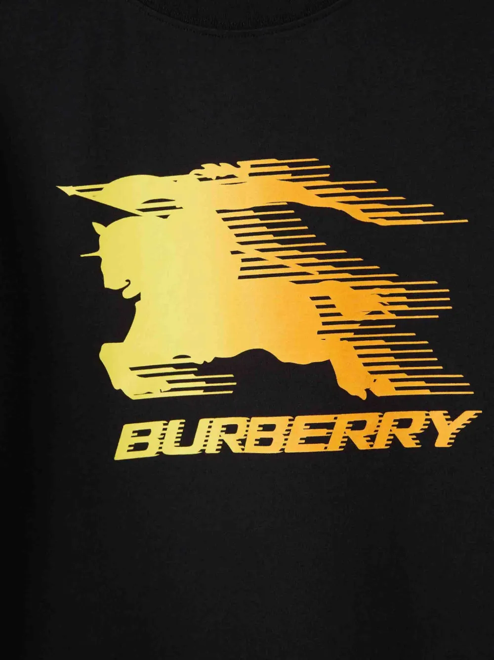 Burberry logo-print T-shirt Zwart