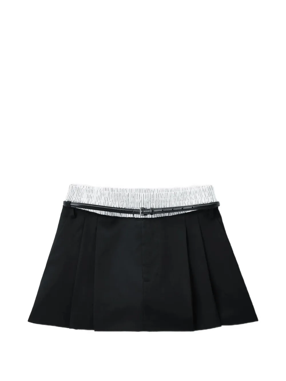 Alexander Wang mid-rise layered boxer tailored skort