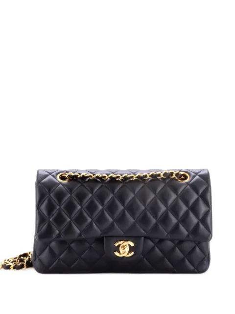 CHANEL Pre-Owned Classic Double Flap Bag Quilted Lambskin Medium shoulder bag