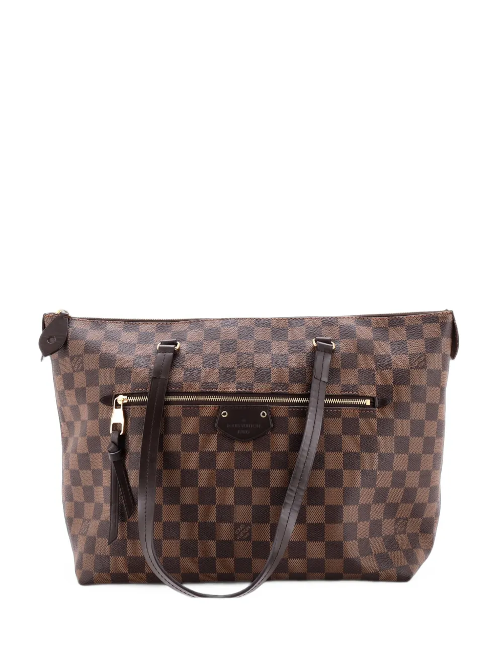 Louis Vuitton Pre-Owned Borsa a spalla Iena MM Damier - Marrone