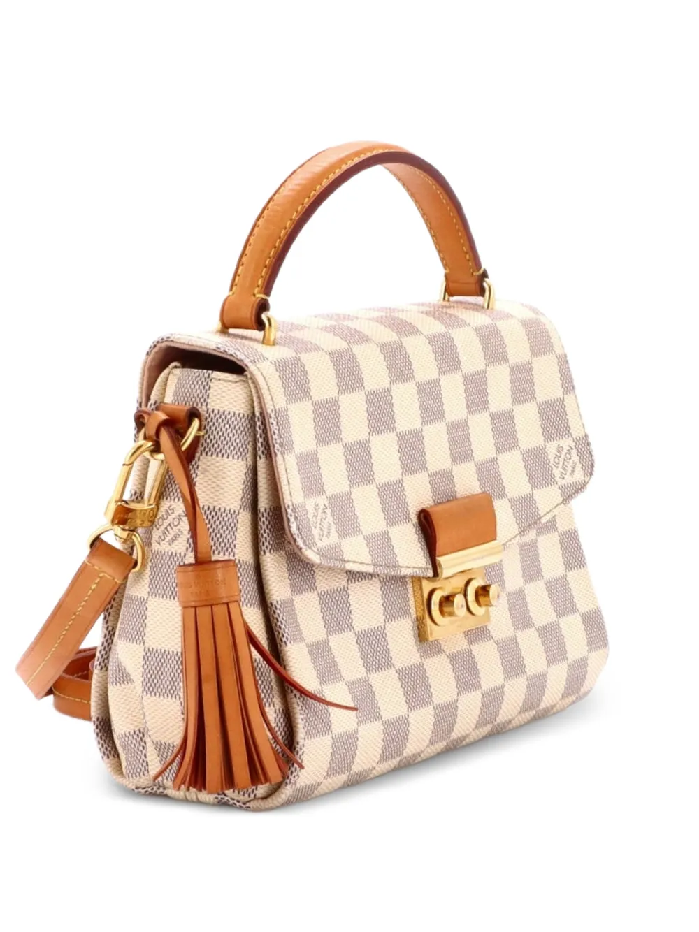 Louis Vuitton Pre-Owned Croisette Handbag Damier crossbody bag - Bianco