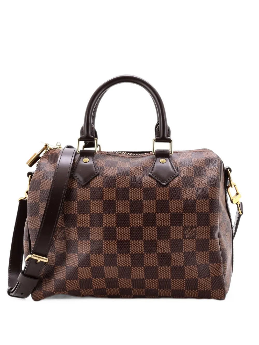 Louis Vuitton Pre-Owned Borsa a tracolla Speedy Bandouliere Bag Damier 25 - Marrone