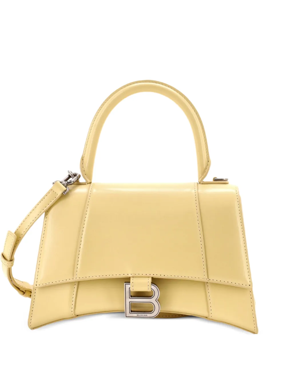 Balenciaga Pre-Owned Hourglass Top Handle Bag Leather Small satchel - Gelb
