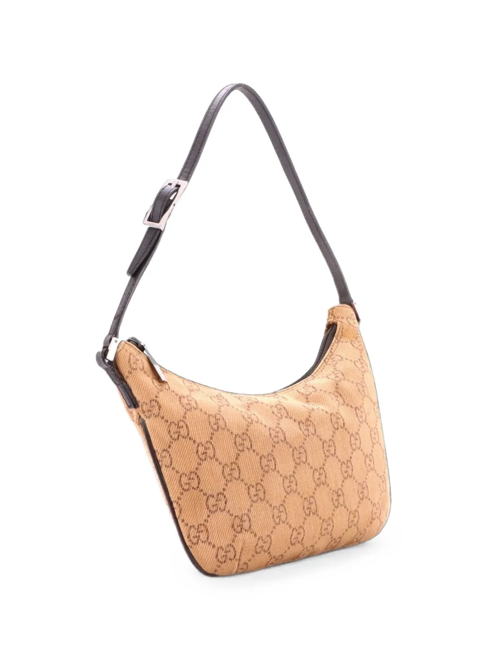 Gucci Pre-Owned Vintage Pochette Shoulder Bag GG Canvas Small hobo bag - Braun