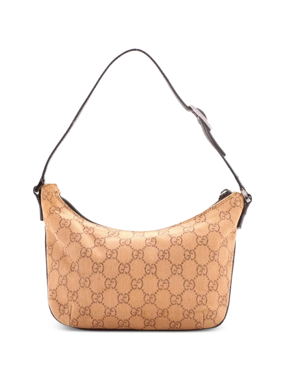 Gucci Pre-Owned Vintage Pochette Shoulder Bag GG Canvas Small hobo bag - Marrone