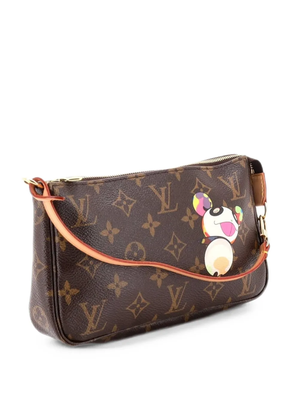 Louis Vuitton Pre-Owned Pochette Accessoires Limited Edition Monogram Murakami Panda clutch bag - Marrone