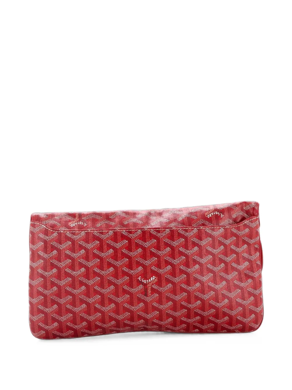 Goyard Pre-Owned Beschichtete Saint Marie Canvas-Clutch - Rot