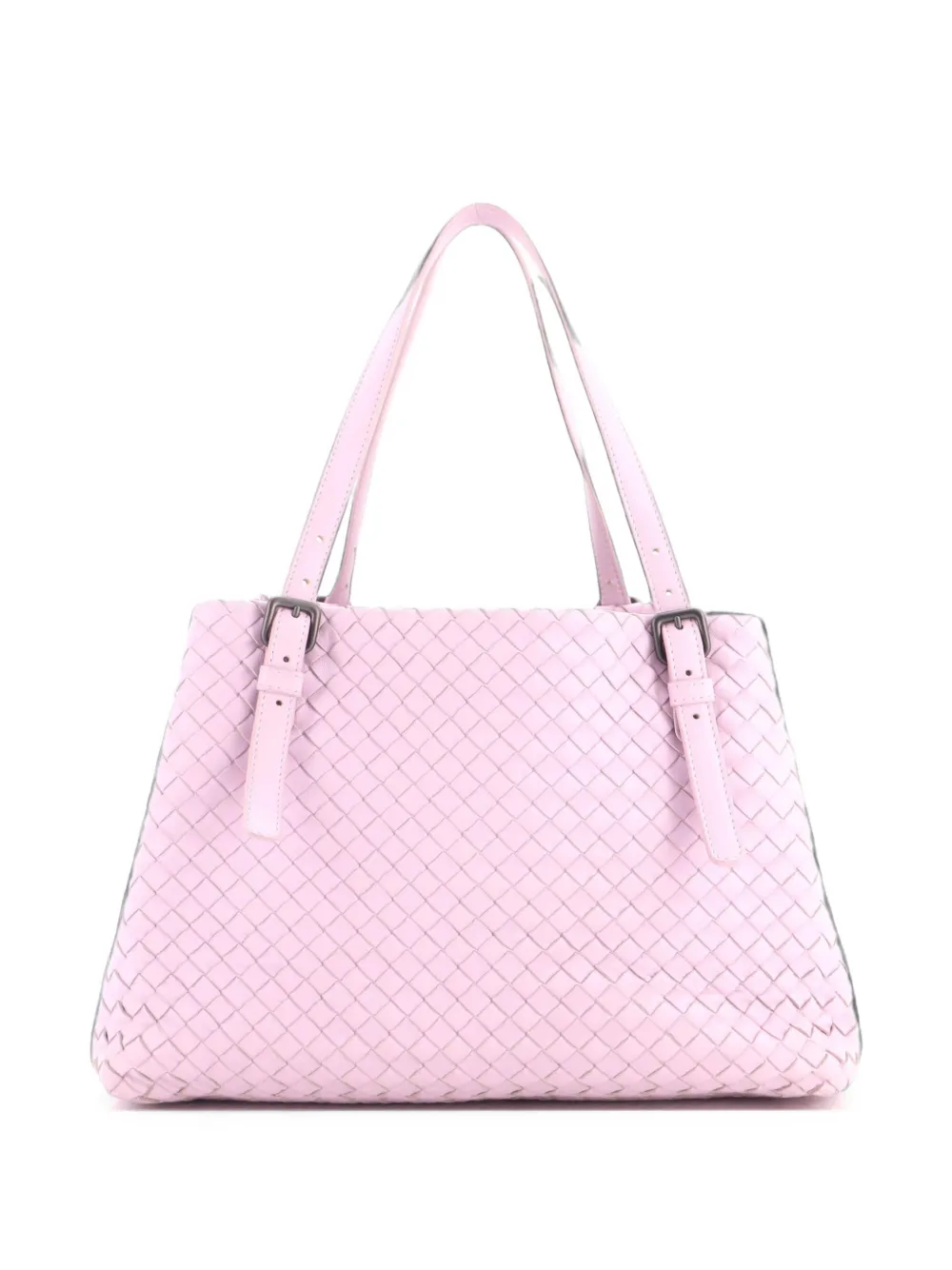 Bottega Veneta Pre-Owned A-Shape Intrecciato Nappa Medium tote bag - Rosa