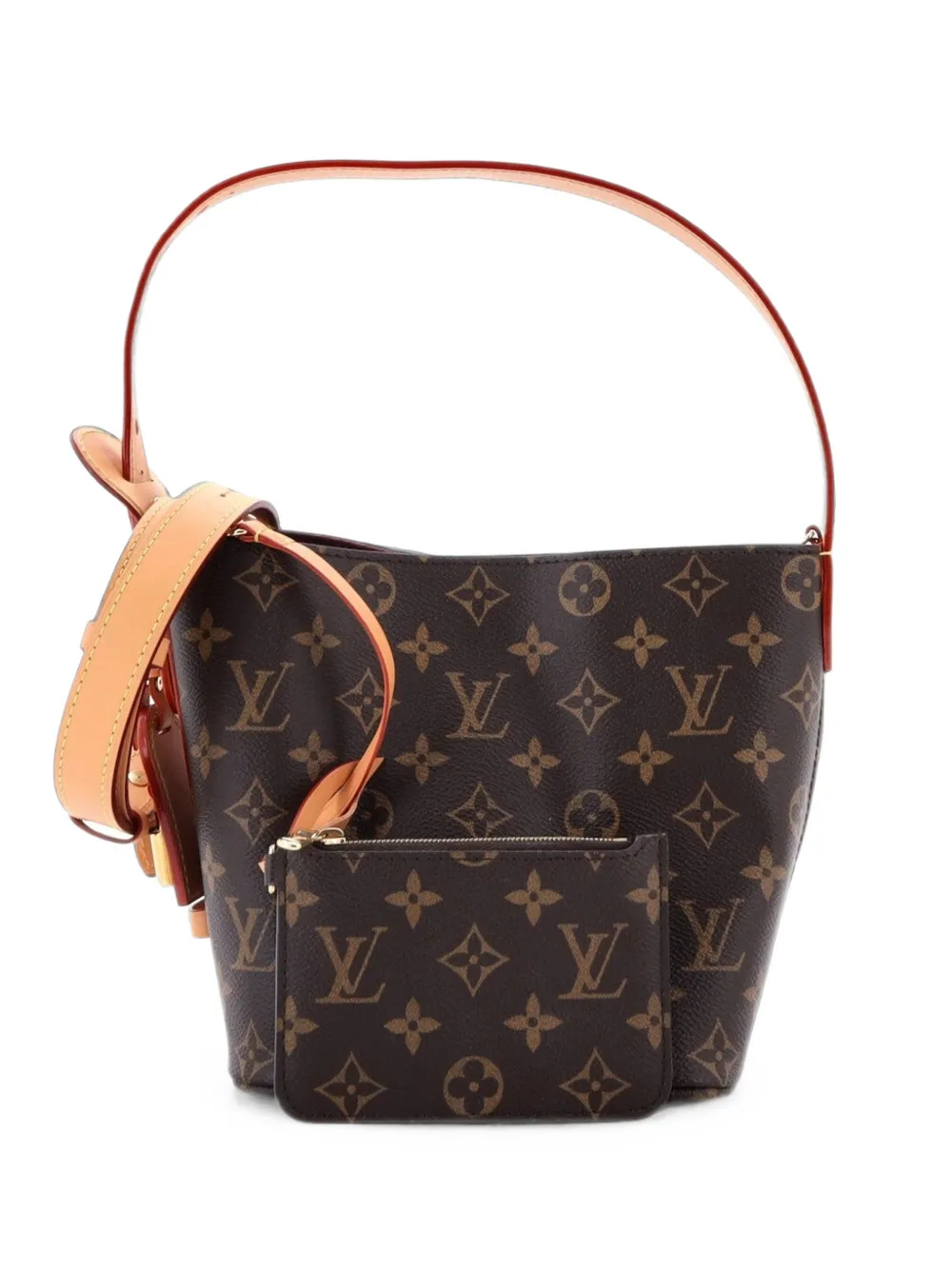 Louis Vuitton Pre-Owned All In Monogram Canvas BB bucket bag - Braun