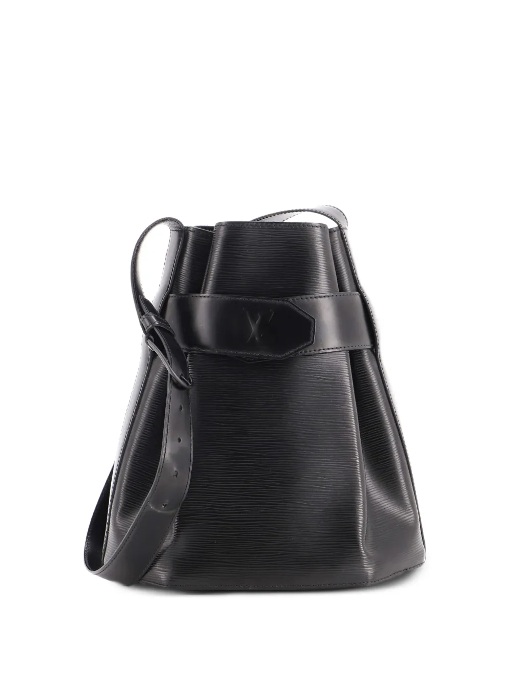 Louis Vuitton Pre-Owned Vintage Sac d'Epaule Handbag Epi Leather PM bucket bag - Schwarz