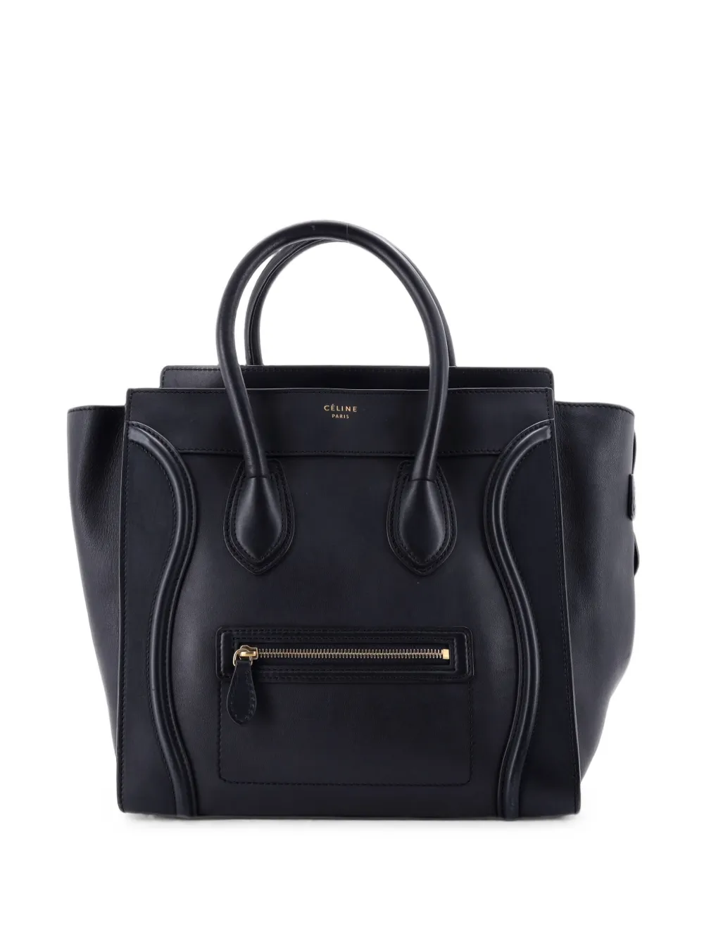 Celine Pre-Owned Luggage Bag Smooth Leather Mini tote bag - Blu