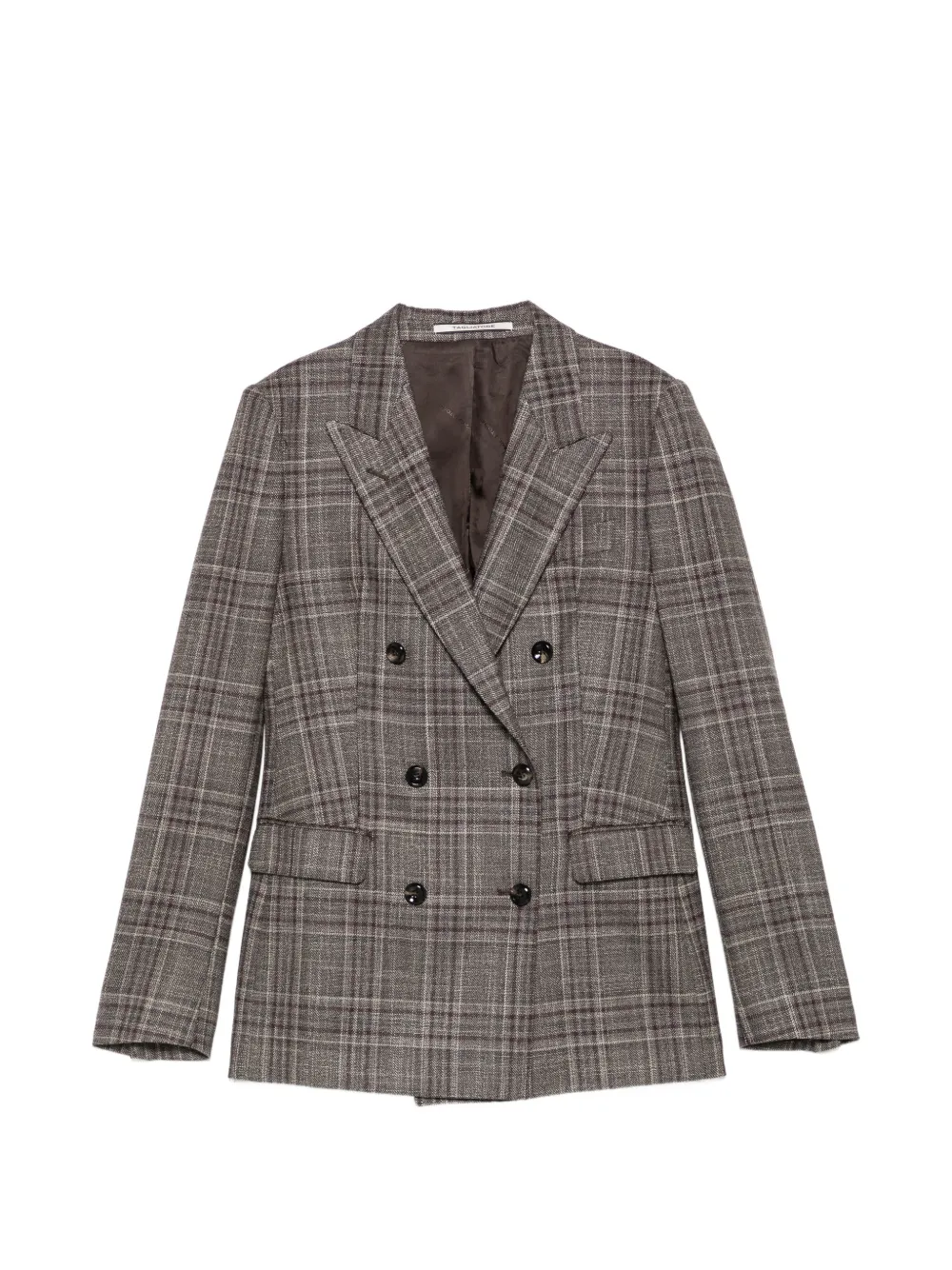 Tagliatore Prince of Wales check double-breasted jacket - Grigio