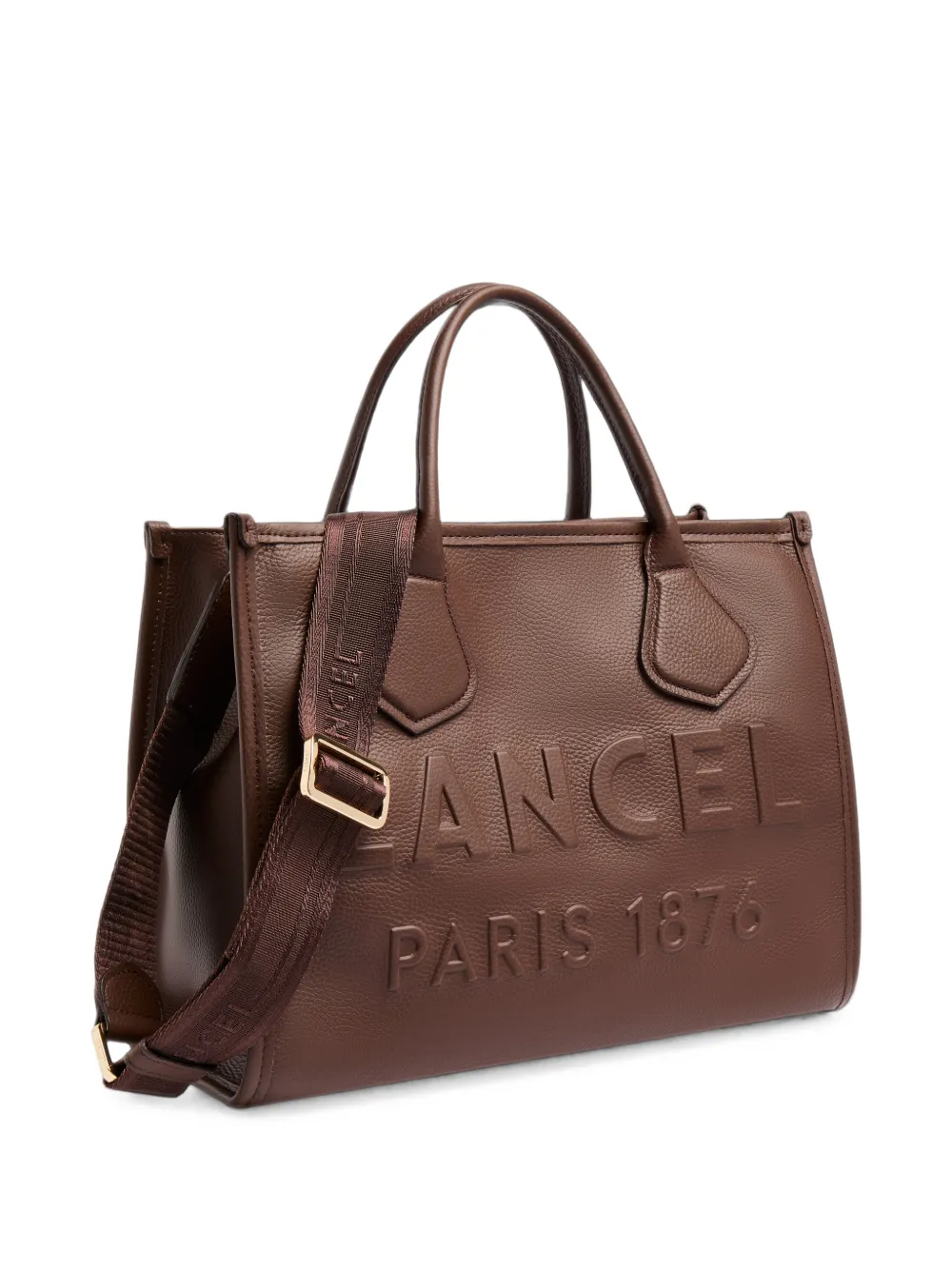 Lancel M Jour shopper van bewerkt leer Bruin