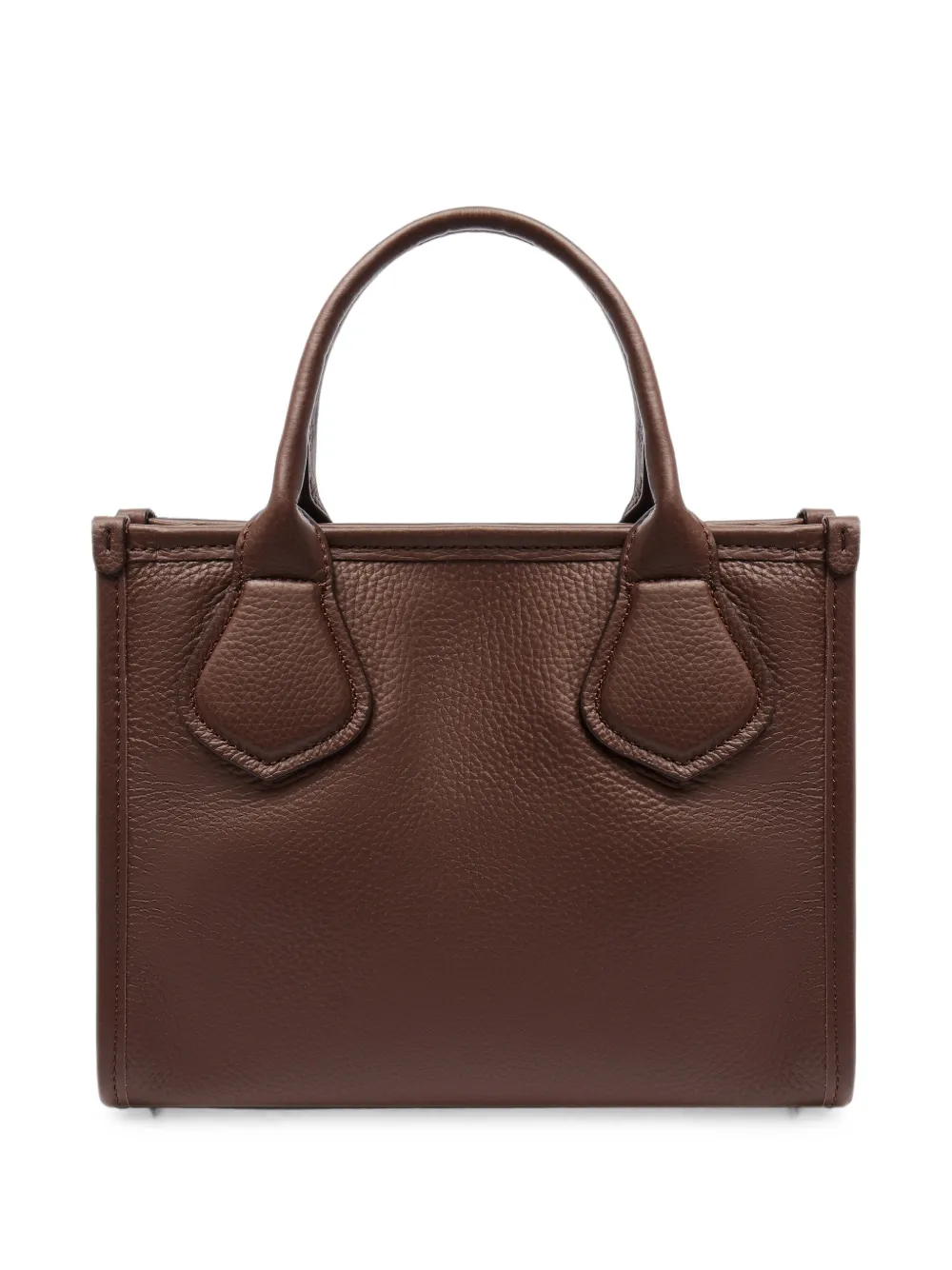 Lancel Mini Jour shopper van bewerkt leer Bruin