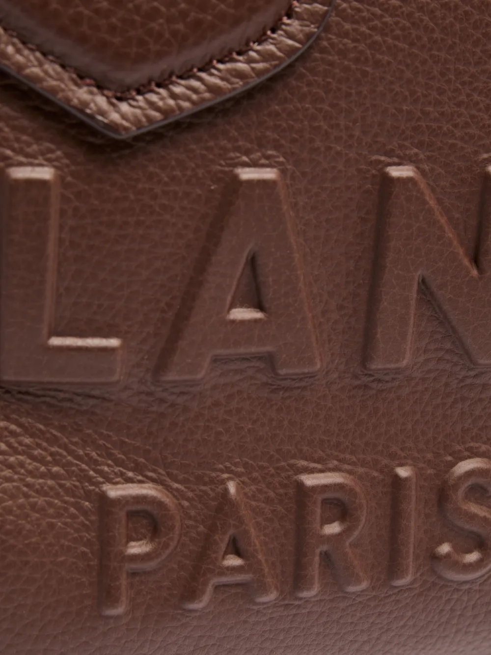 Lancel Mini Jour shopper van bewerkt leer Bruin