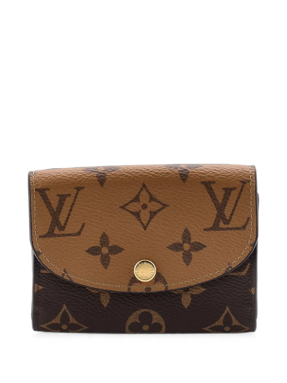 Louis Vuitton Pre-Owned Portamonete Rosalie in tela Monogram Reverse - Marrone