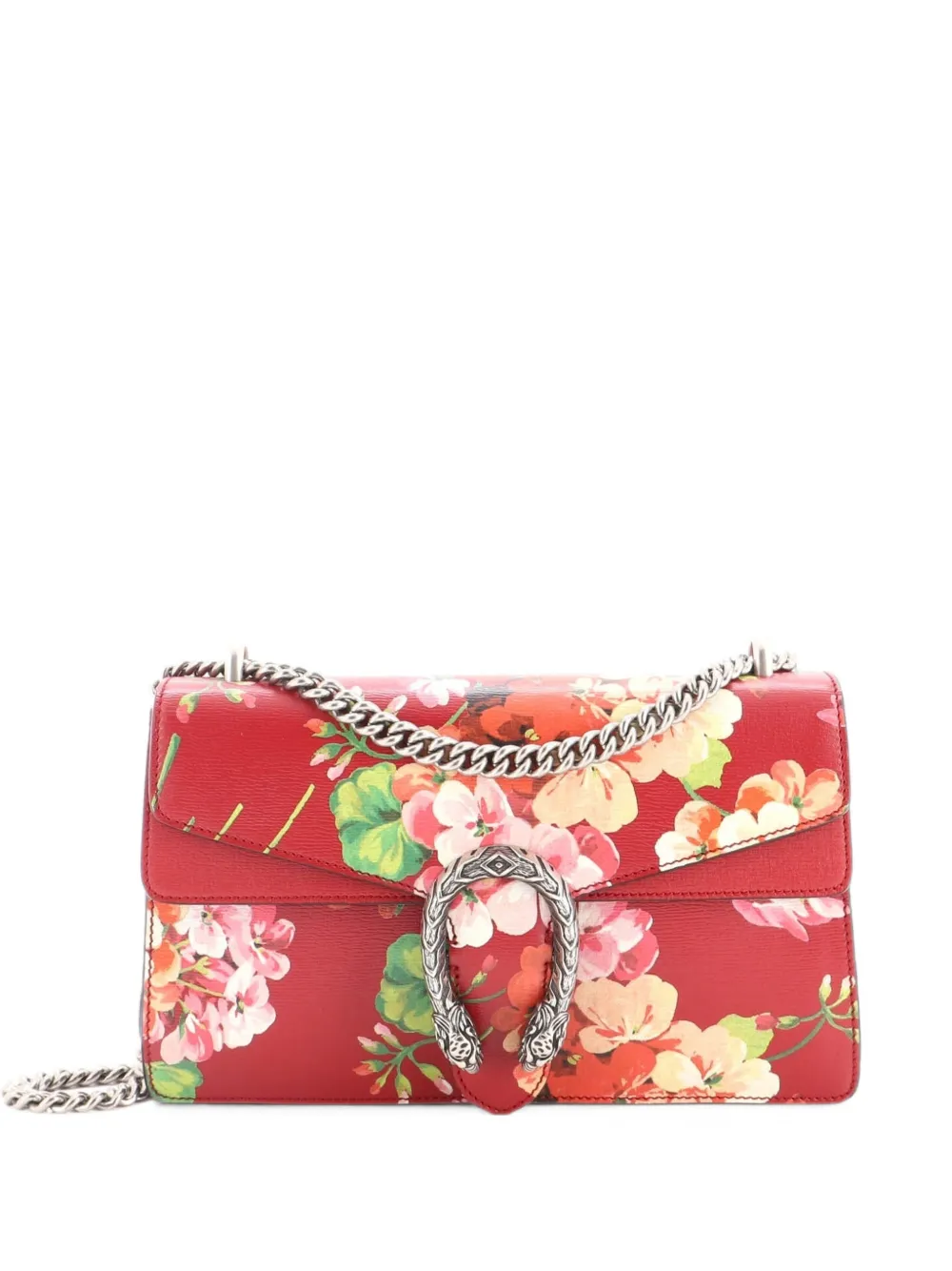 Gucci Pre-Owned Dionysus Bag Blooms Print Leather Small shoulder bag - Multicolore