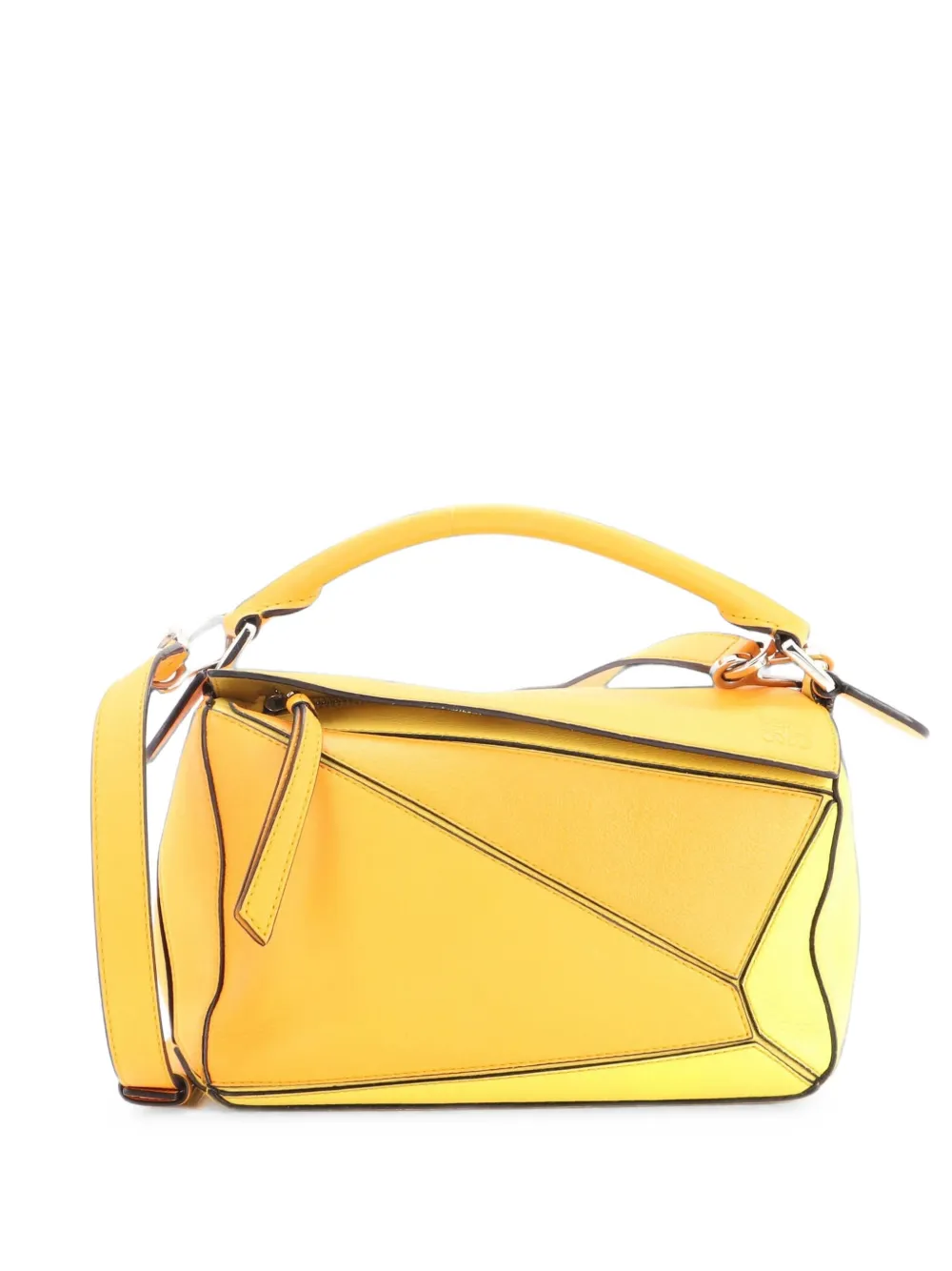 Loewe Pre-Owned Puzzle Bag Leather Small satchel - Orange