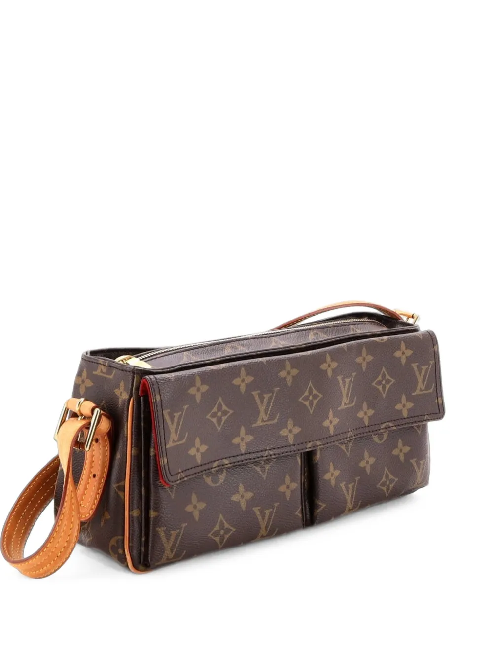 Louis Vuitton Pre-Owned Multipli Cite Handbag Monogram Canvas satchel - Braun