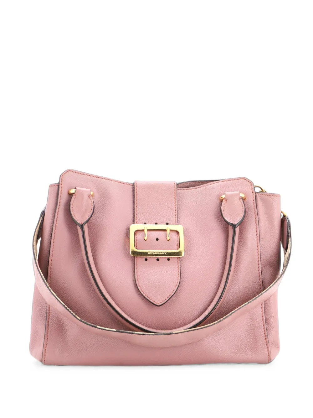 Burberry Pre-Owned Buckle Leather Medium tote bag - Rosa