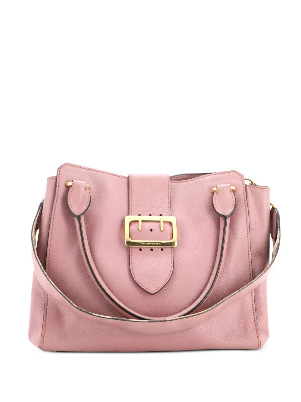 Burberry Pre-Owned Buckle Leather Medium tote bag - Rosa