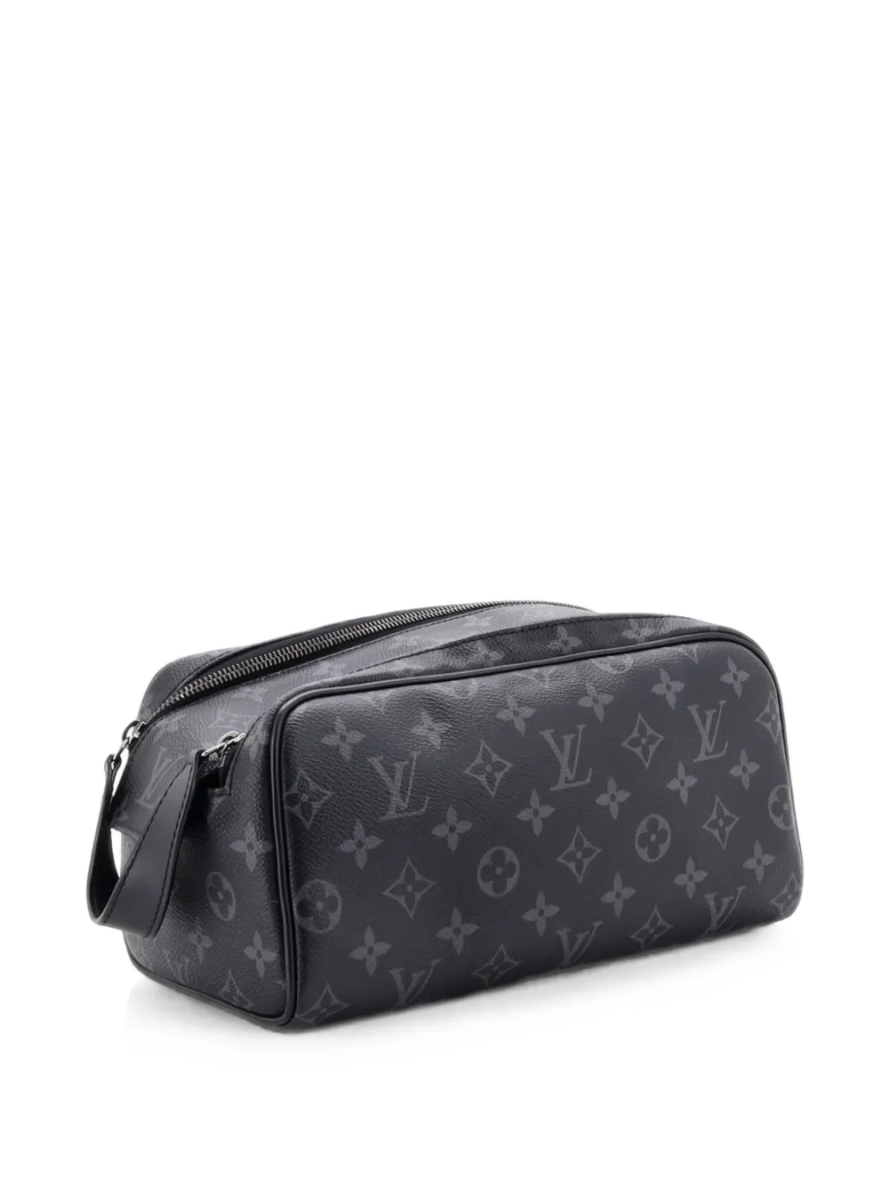 Louis Vuitton Pre-Owned Dopp Kit Toiletry Monogram Eclipse Canvas pouch - Nero