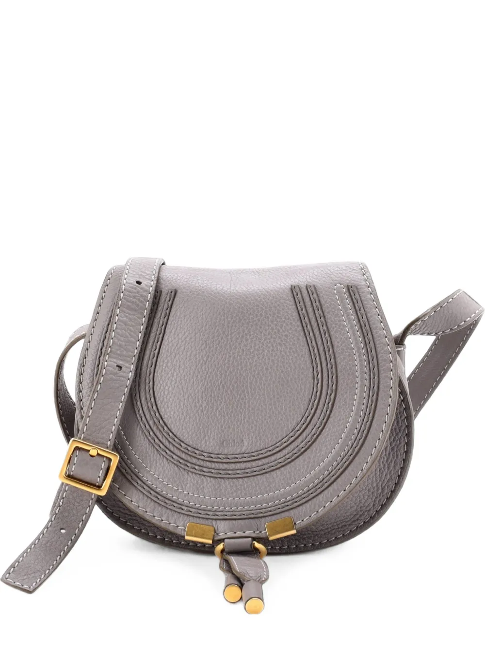Chloé Pre-Owned Marcie Leather Small crossbody bag - Grau