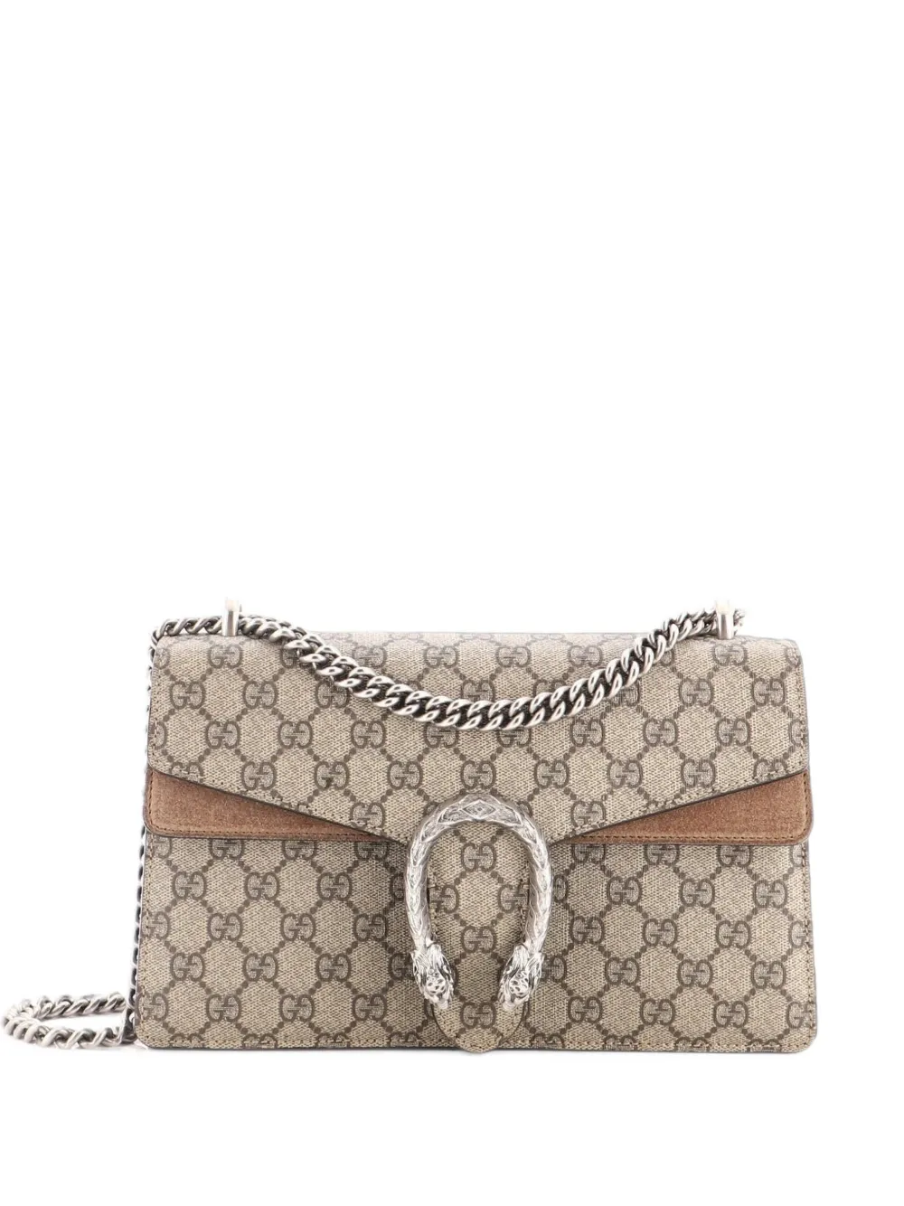 Gucci Pre-Owned Dionysus Bag GG Coated Canvas Small shoulder bag - Braun